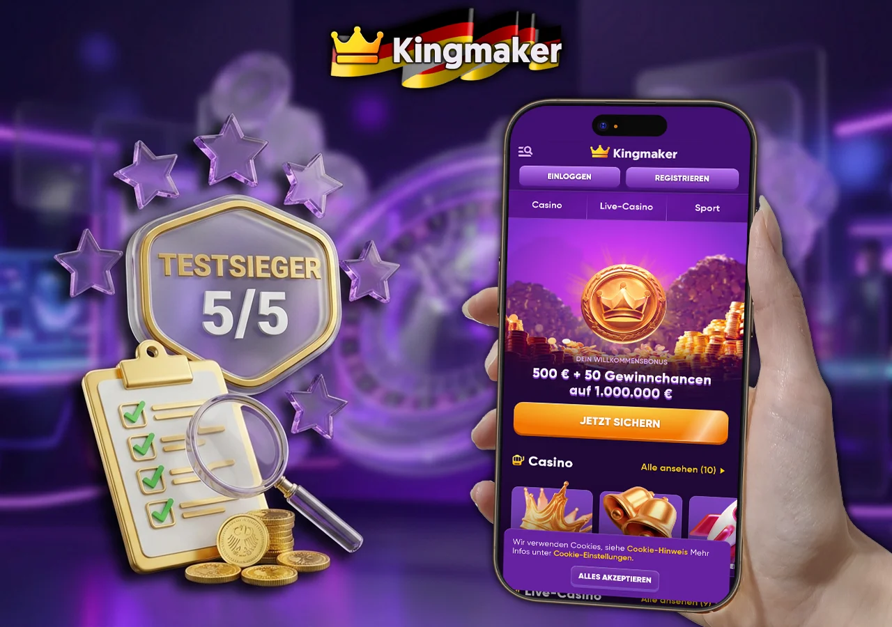 Kingmaker Casino Promo Code für Spieler aus Deutschland